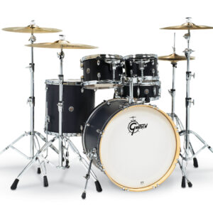 Ebony Satin Gretsch Catalina Special Edition Birch 5 Piece Shell Pack (22/10/12/16/14SN)