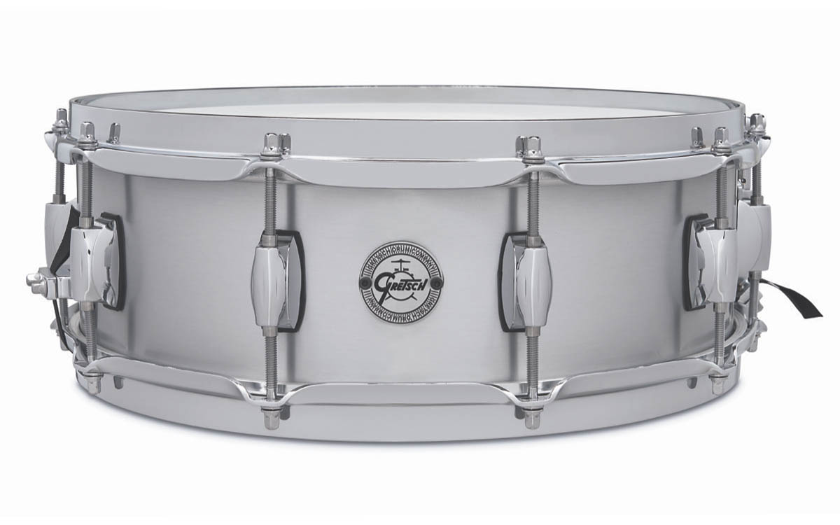 5x14 (with Gretsch 302 hoops) Grand Prix Aluminum Snare Drum