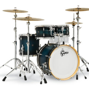 Satin Antique Blue Burst Gretsch Renown 2 4-Piece Drum Set (20/10/12/14)