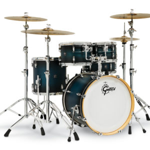 Satin Antique Blue Burst Gretsch Renown 2 5-Piece Drum Set (20/10/12/14/14sn)