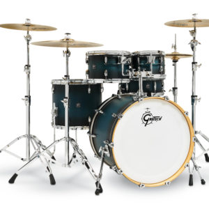 Satin Antique Blue Burst Gretsch Renown 2 5-Piece Drum Set (22/10/12/16/14sn)