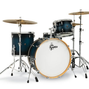 Satin Antique Blue Burst Gretsch Renown 2 4-Piece Drum Set (24/13/16/14sn)