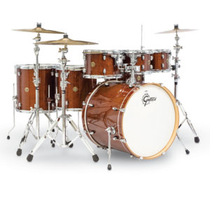 Walnut Glaze (22/8/10/12/14/16/14SN) Gretsch Catalina Maple 6-Piece Shell Pack with Free Additional 8 inch. Tom