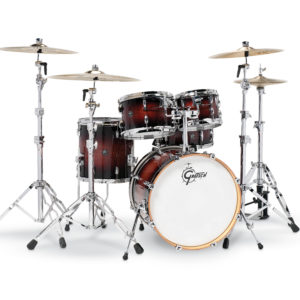 Cherry Burst Gretsch Renown 2 5 Piece Drum Set (20/10/12/14/14sn)