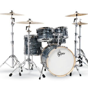 Silver Oyster Pearl Gretsch Renown 5 Piece Drum Set (20/10/12/14/14sn)