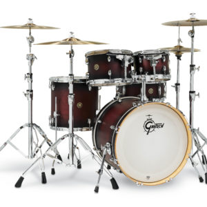 Satin Deep Cherry Burst Gretsch Catalina Maple 5 Piece Shell Pack (20/10/12/14/14SN)