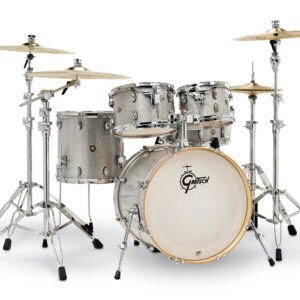 Silver Sparkle Gretsch Catalina Maple 5 Piece Shell Pack (20/10/12/14/14SN)