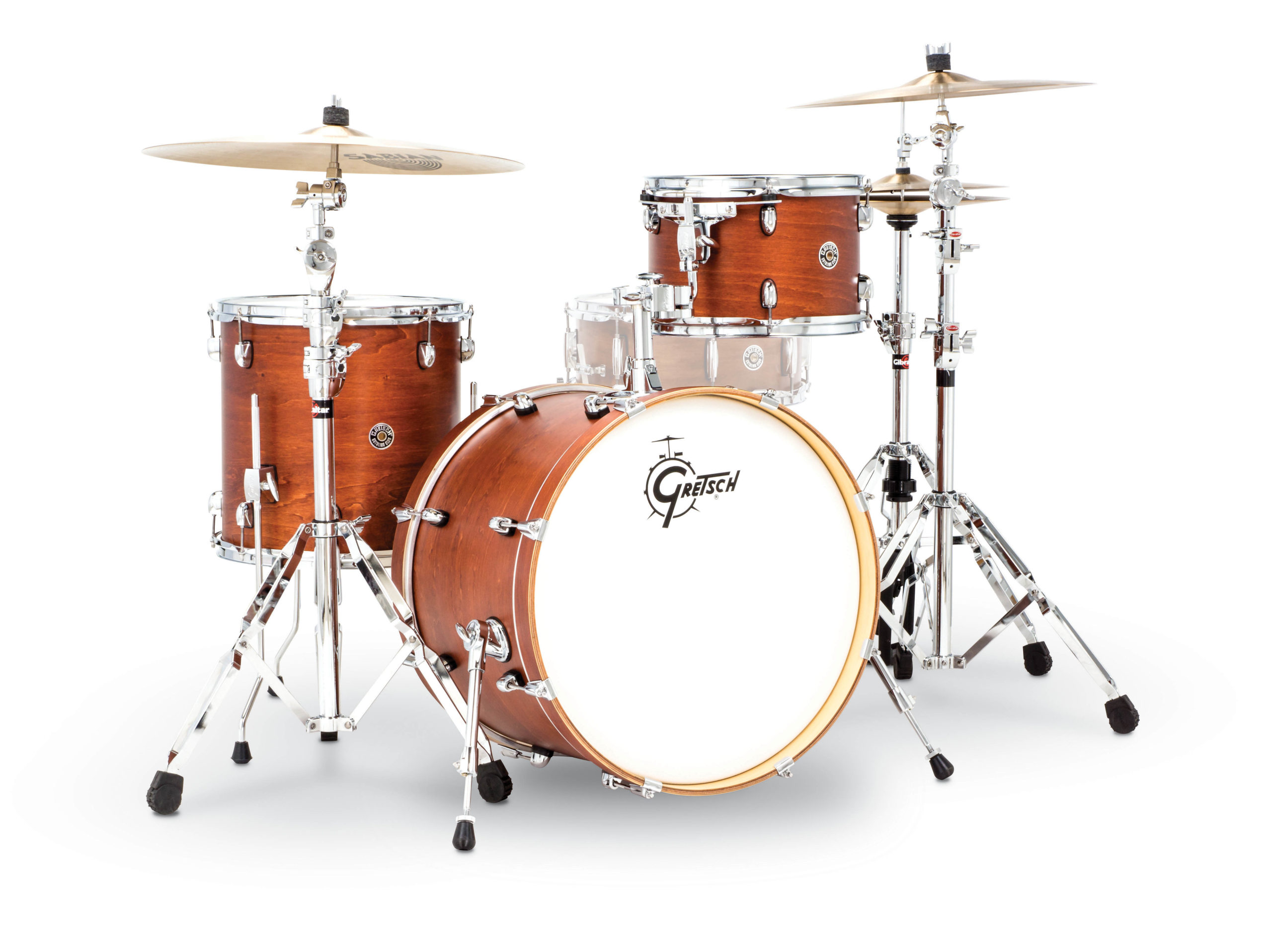 Satin Walnut Glaze Gretsch Catalina Club 3 Piece Shell Pack (20/12/14)