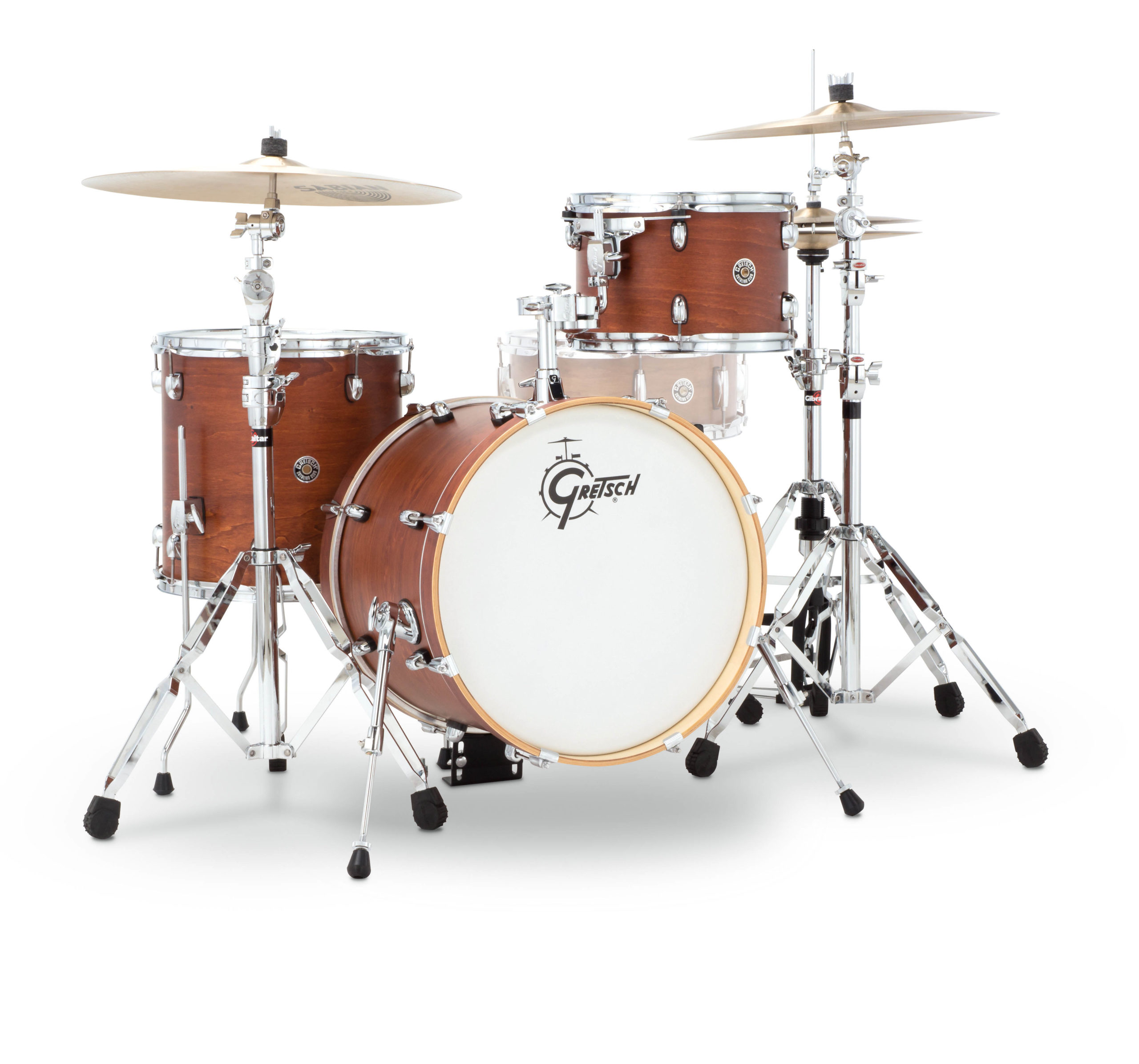 Satin Walnut Glaze Gretsch Catalina Club 3 Piece Shell Pack (18/12/14)