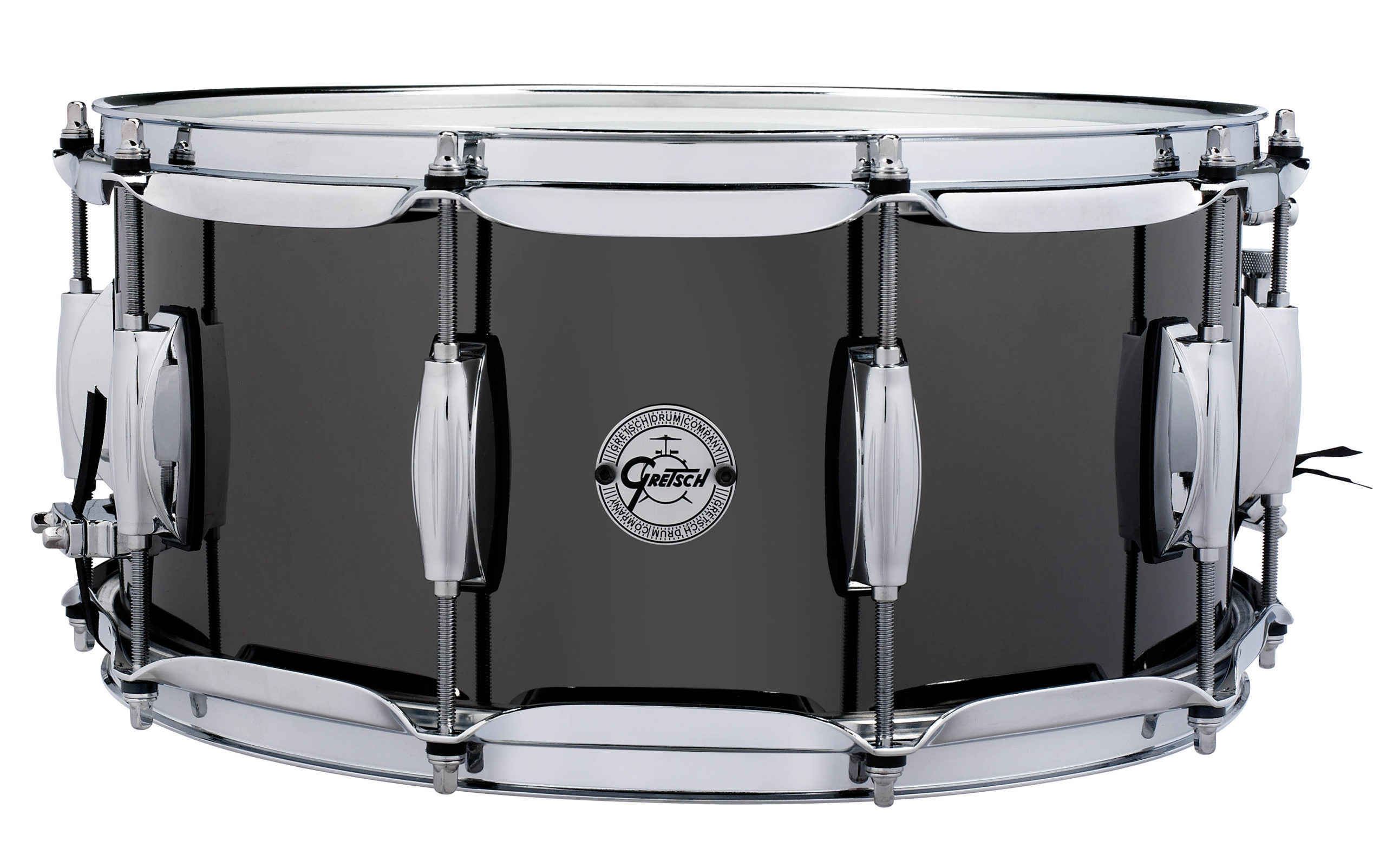 6.5x14 Gretsch Black Nickel over Steel Snare Drum