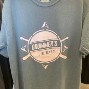 Drummer's Journey Tee Shirt - Ice Blue