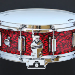 Rogers Dyna-Sonic 5" x 14" Classic Snare Drum with Beavertail Lugs - Red Onyx