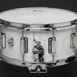 Rogers Dyna-Sonic 6.5" x 14" Classic Snare Drum with Beavertail Lugs - White Marine Pearl