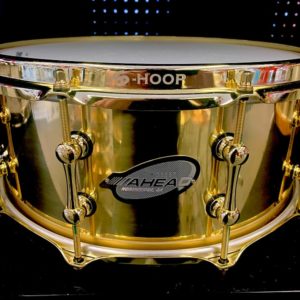 Ahead 6x14 Polished Bell Brass Snare Drum