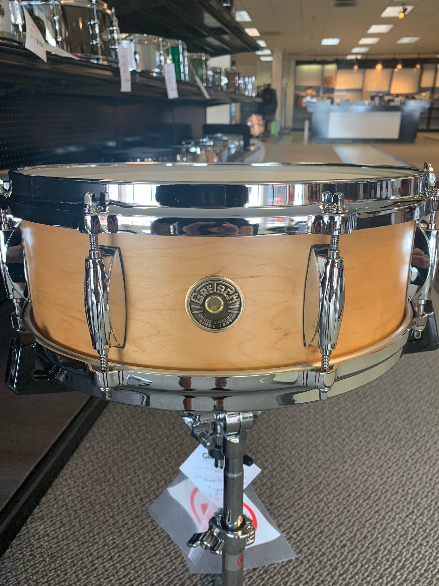 Gretsch USA Custom Ridgeland Series 5x14 Snare Drum Drummer's Journey