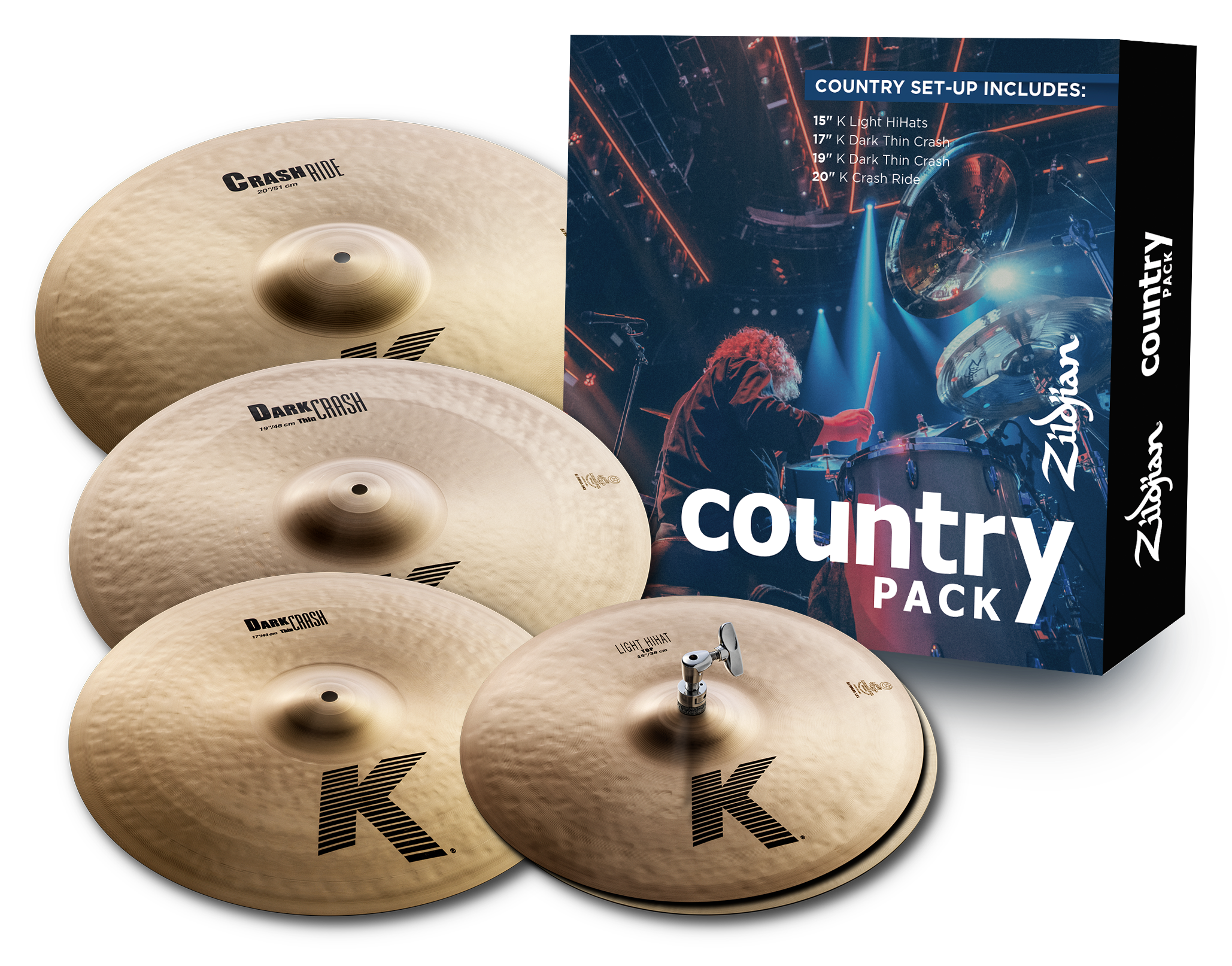 K Zildjian Country Cymbal Pack
