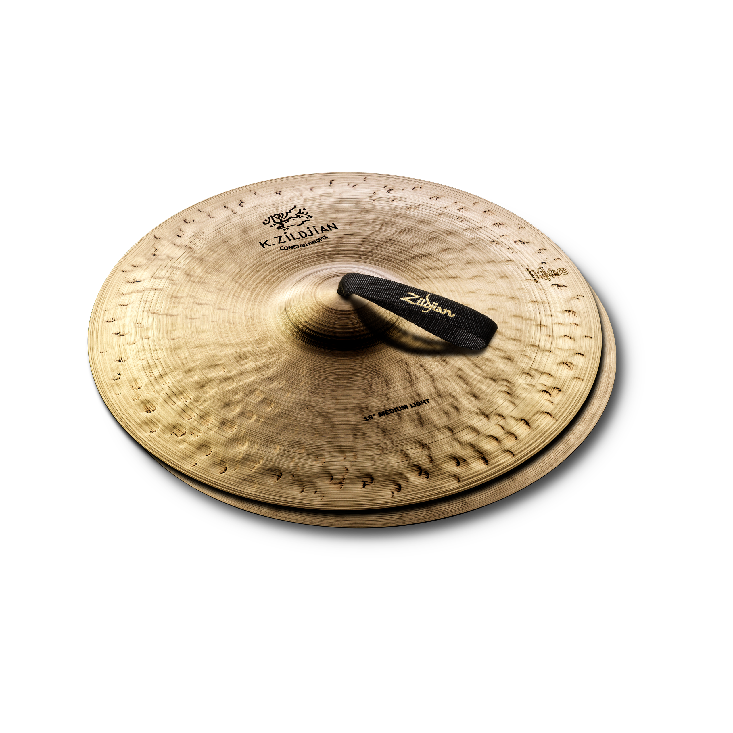 18" K Constantinople Orchestral Medium Light w/Pads - Pair