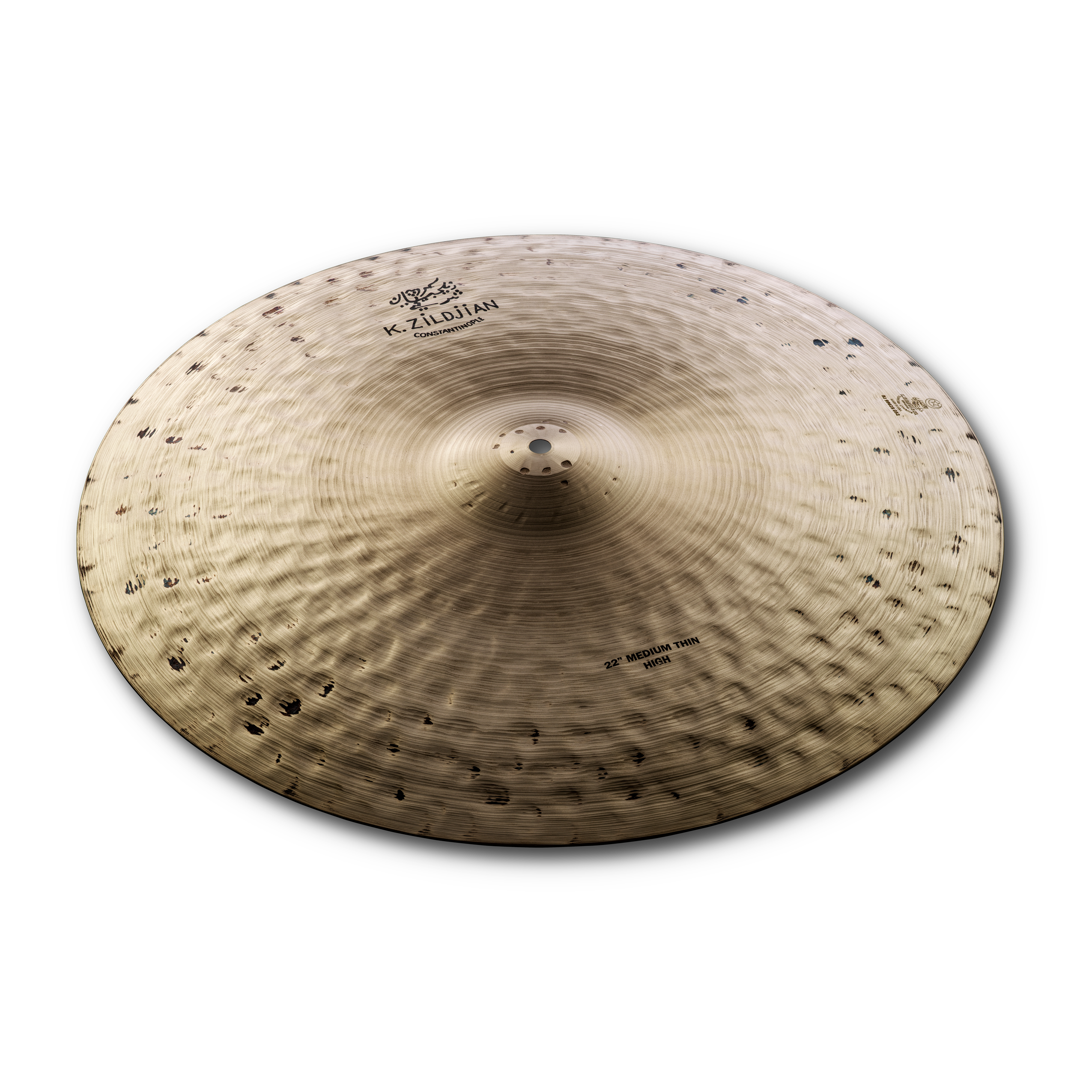 22" K Constantinople Medium Thin Ride, High