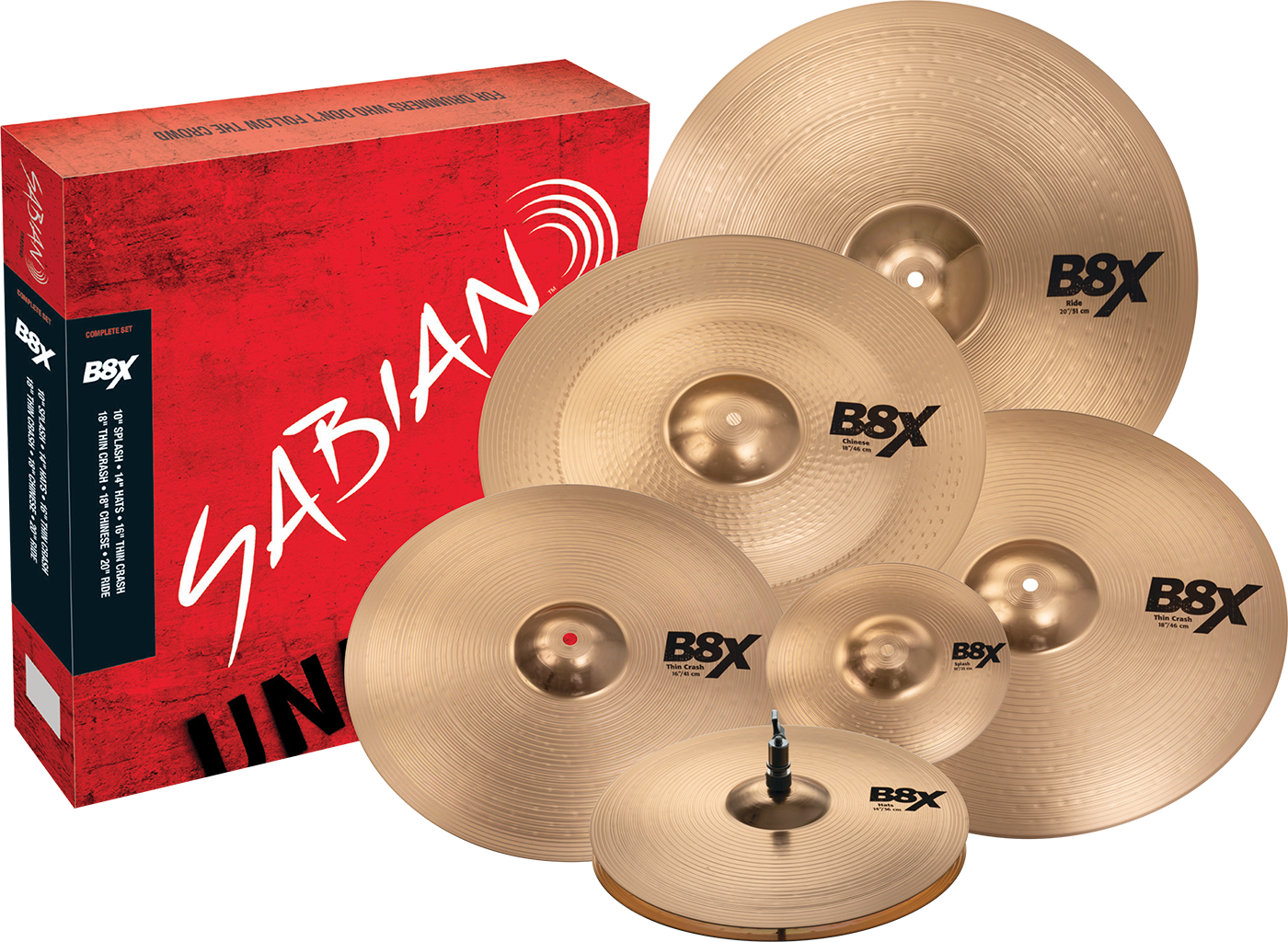 SABIAN B8X Complete Set - Image 2
