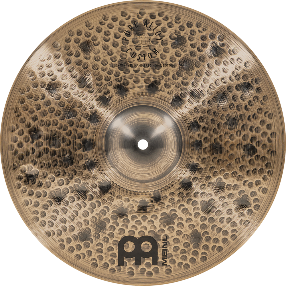 Meinl 15" Pure Alloy Custom Extra Thin Hammered Hi-Hat - Image 7