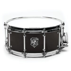 SJC Custom Drums Navigator Series Snare Drum - 6.5" x 14", Ghost Black