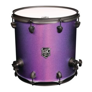 SJC Custom Drums Pathfinder Series Floor Tom - 14" x 14", Purple Galaxy