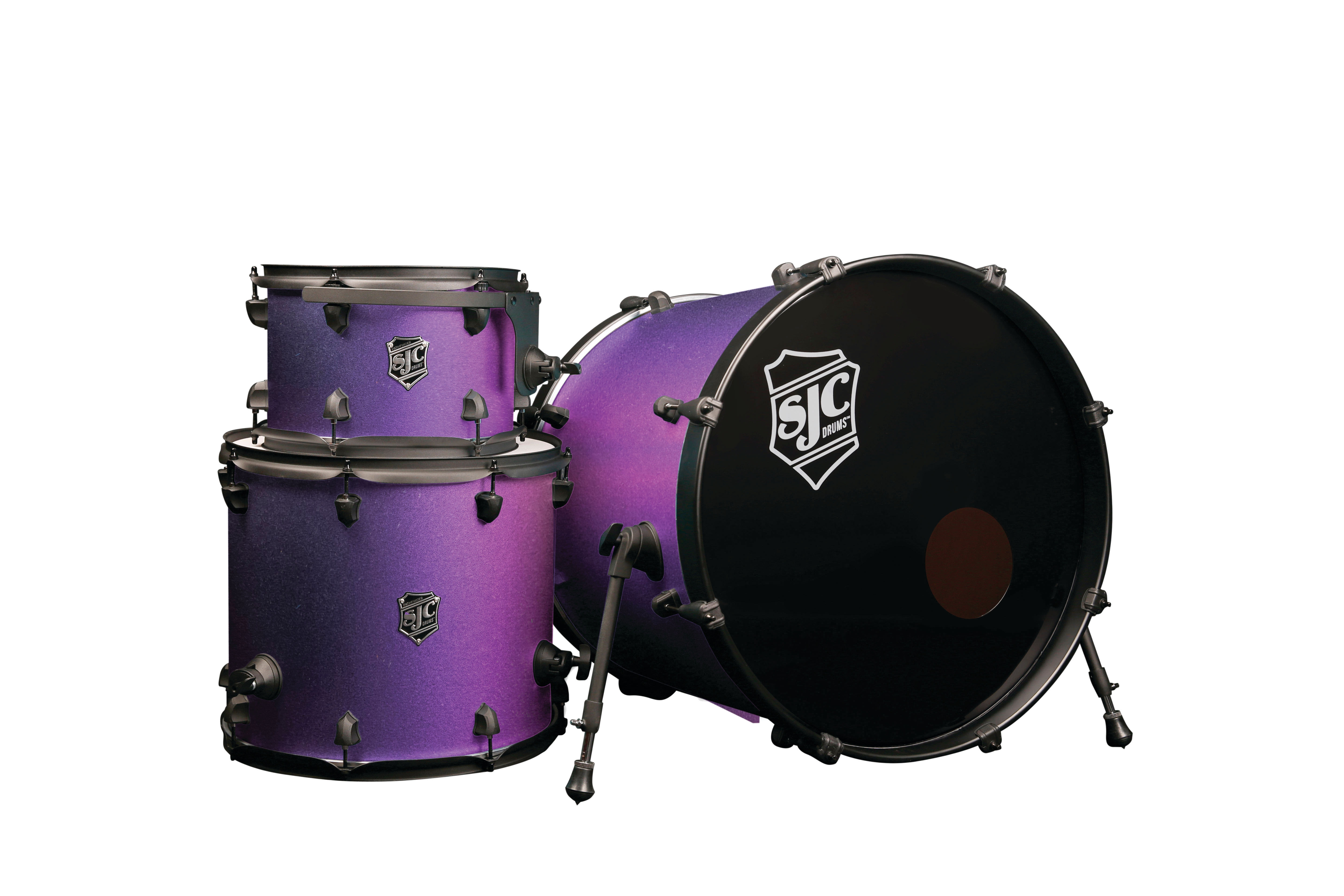 SJC Custom Drums Pathfinder Series 3-Piece Shell Pack - Purple Galaxy