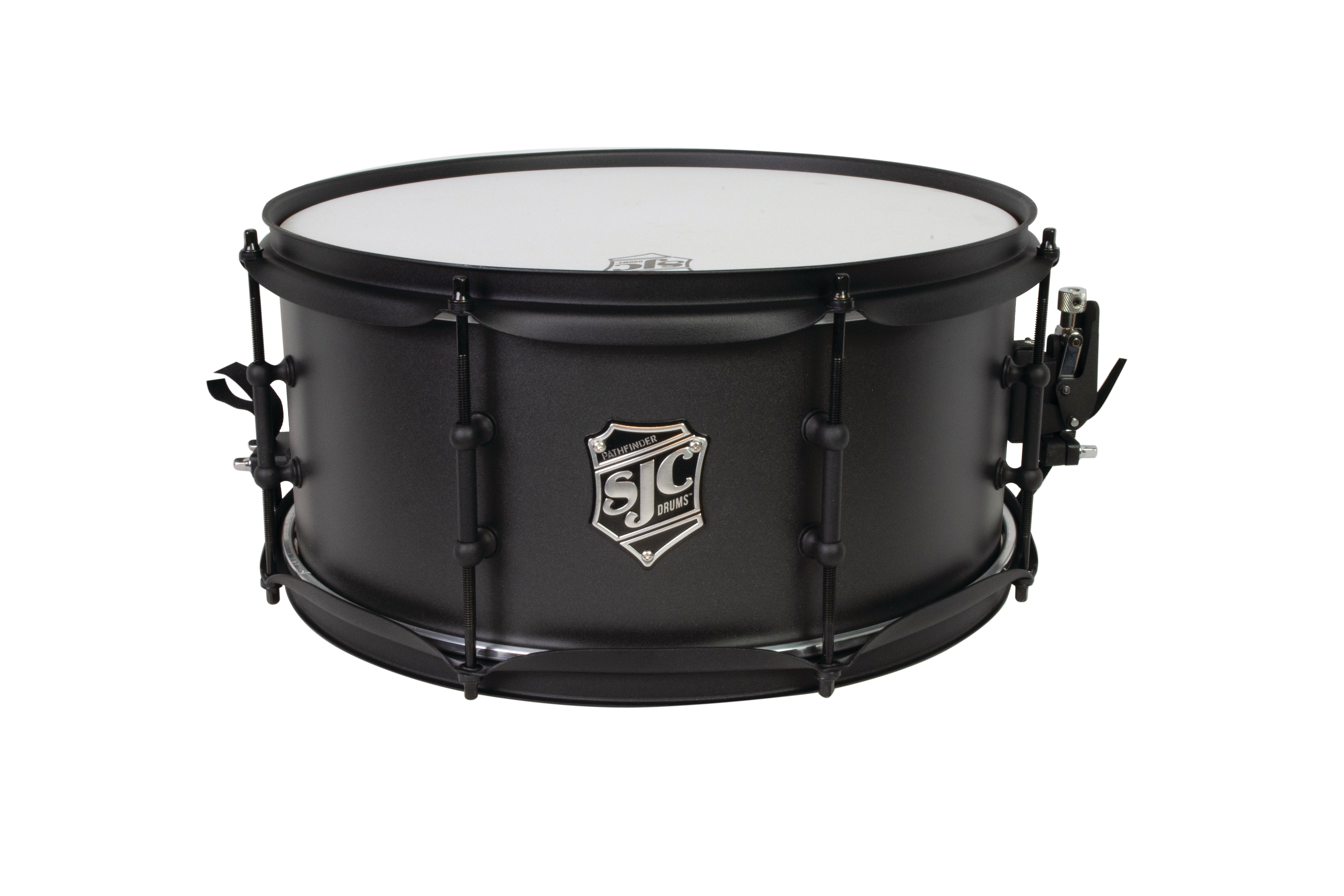 SJC Custom Drums Pathfinder Series Snare Drum - 6.5" x 14", Galaxy Grey