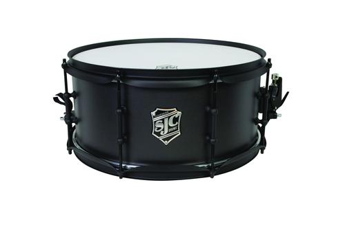 SJC Custom Drums Pathfinder Series Snare Drum - 6.5" x 14", Galaxy Grey - Image 2