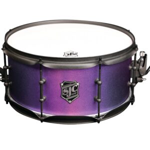 SJC Custom Drums Pathfinder Series Snare Drum - 6.5" x 14", Purple Galaxy