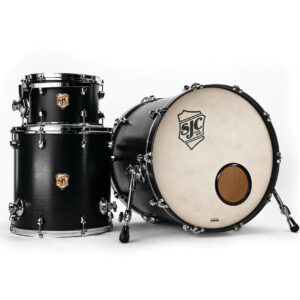 SJC Custom Drums Tour Series 3-Piece Shell Pack - Matte Black