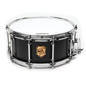 SJC Custom Drums Tour Series Snare Drum - 6.5" x 14", Matte Black