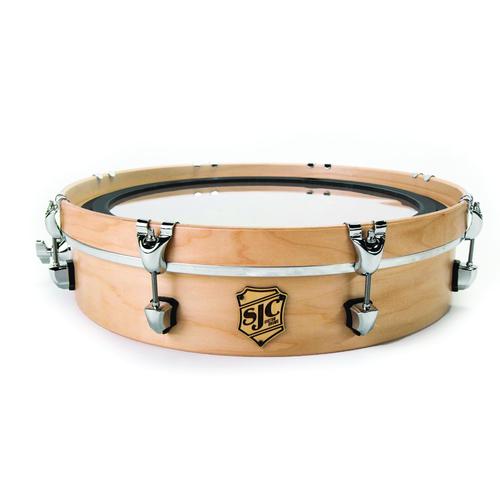 SJC Custom Drums Tour Series UFO Drum - 4" x 20", Natural - Image 2