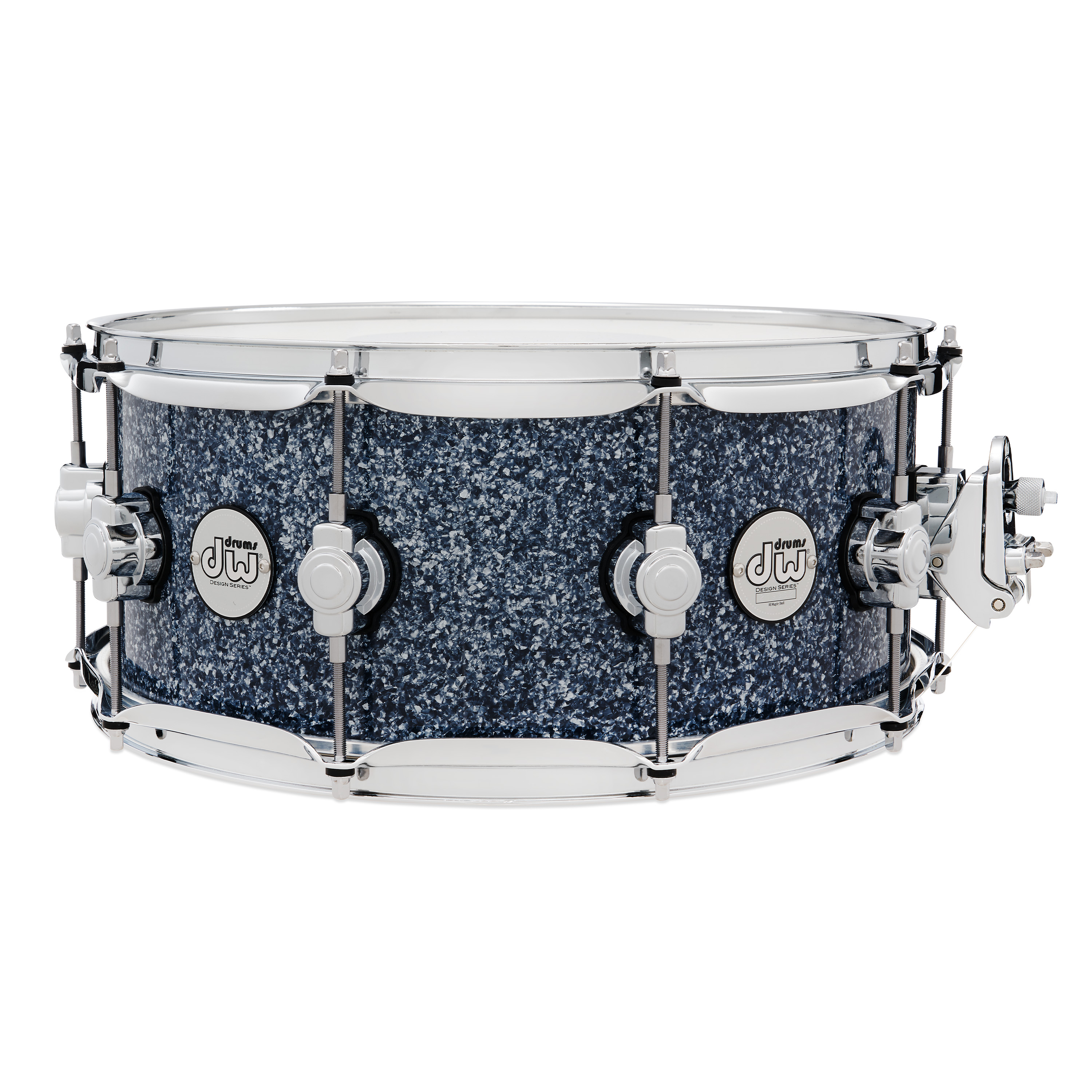 DW Design Series 6" x 14" Snare Drum, Blue Granite