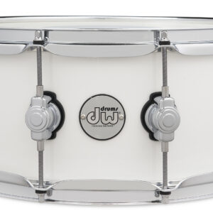 DW Design Series 6" x 14" Snare Drum, Gloss White