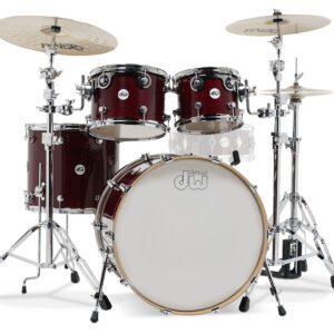 Design Series 4-Piece Maple Shell Pack, Cherry Stain w/ Chrome Hardware