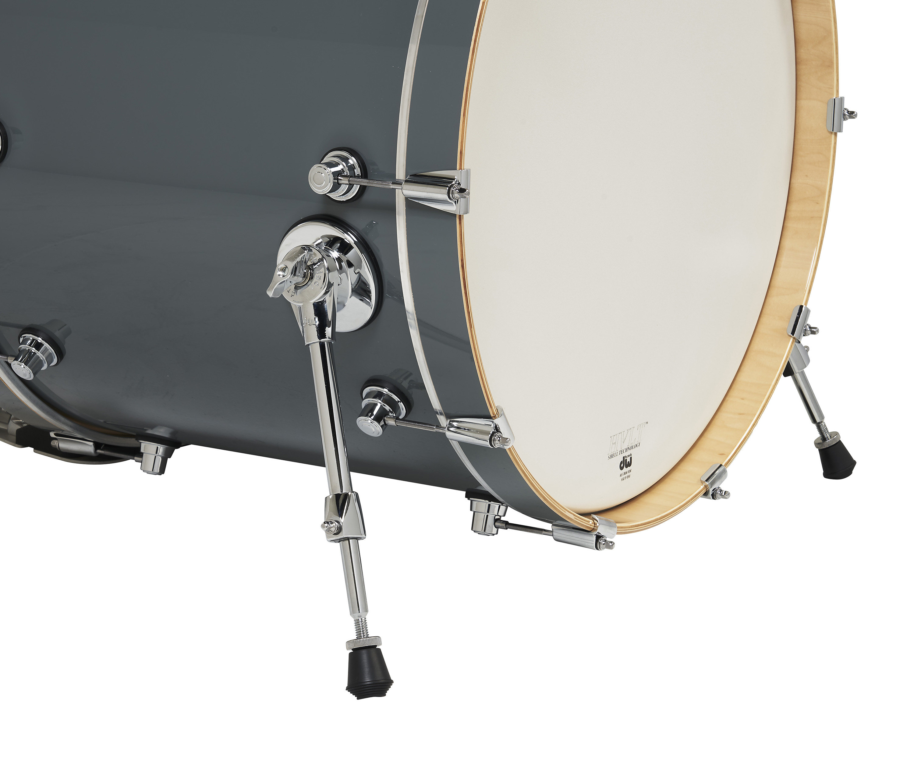 Design Series 4-Piece Maple Shell Pack, Steel Gray w/ Chrome Hardware - Image 5