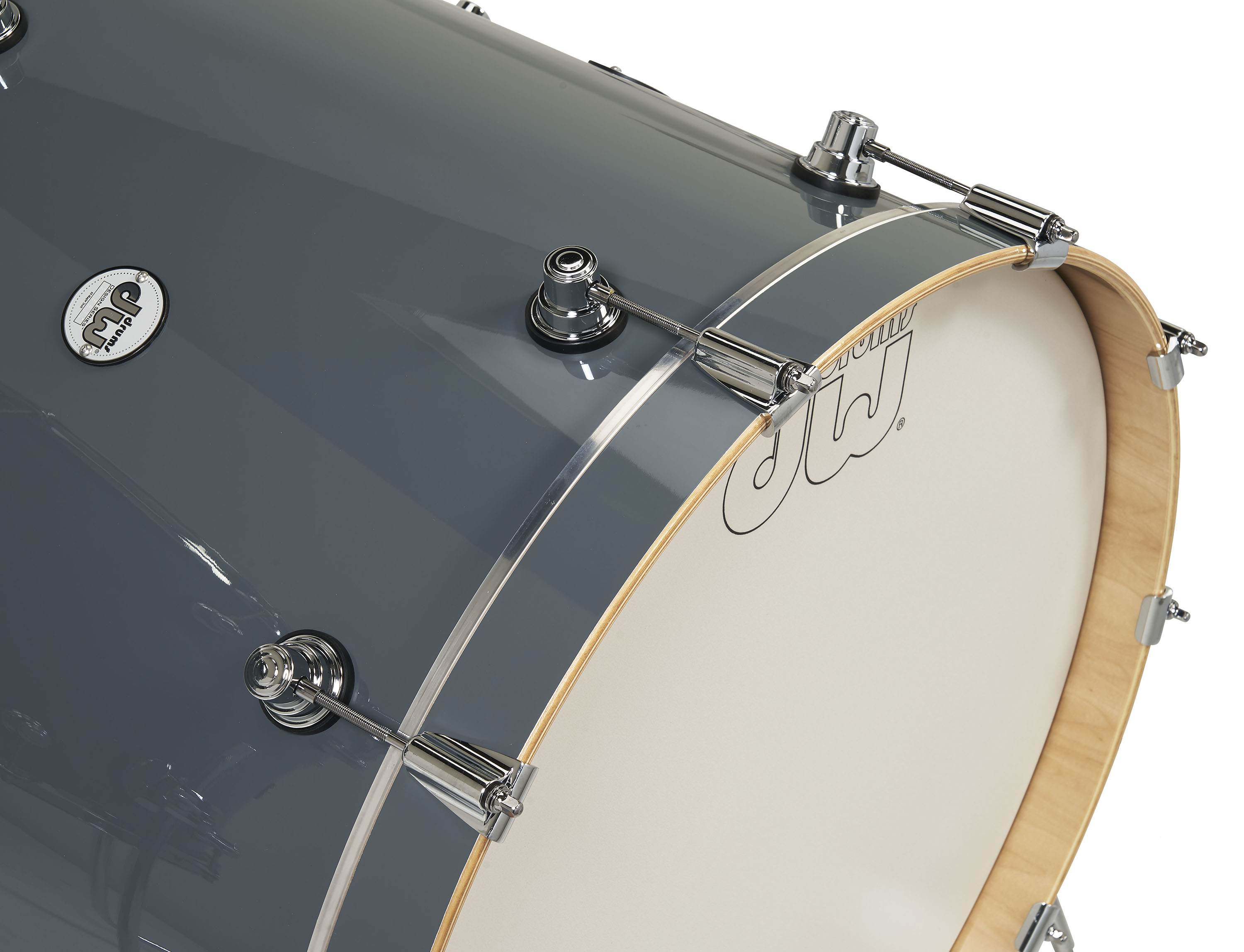 Design Series 4-Piece Maple Shell Pack, Steel Gray w/ Chrome Hardware - Image 6