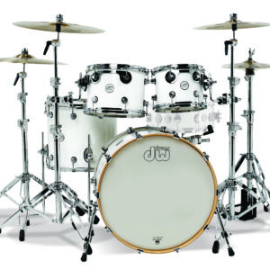 Design Series 4-Piece Maple Shell Pack, Gloss White w/ Chrome Hardware