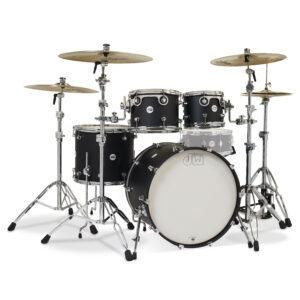Design Series 4-Piece Maple Shell Pack, Black Satin Lacquer