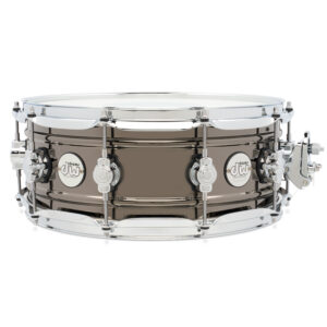 DW Design Series Snare, 5.5" x 14", Black Nickel Over Brass w/ Chrome Hardware