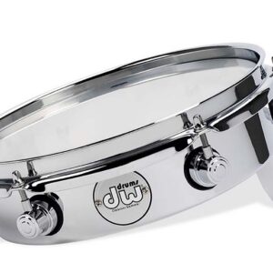 Design Series Piccolo Tom, 2.5" x 10", Chrome Over Steel w/ Chrome Hardware