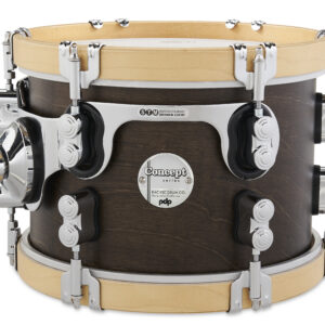 Concept Classic 7" x 10" Walnut Stain Tom with Natural Stain Hoops