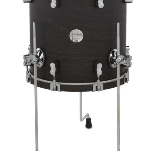 PDP Concept Classic 14" x 14" Ebony Stain Floor Tom with Ebony Stain Wood Hoops