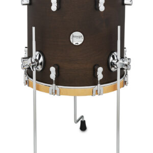 PDP Concept Classic 14" x 14" Walnut Stain Floor Tom with Natural Stain Wood Hoops