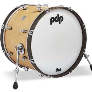 PDP Concept Classic 14" x 20" Natural Stain Kick Drum with Walnut Stain Hoops