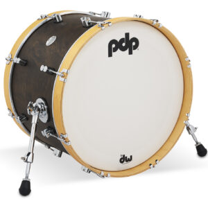 PDP Concept Classic 14" x 20" Walnut Stain Kick Drum with Natural Stain Hoops