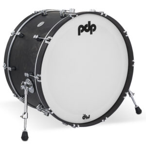 PDP Concept Classic 14" x 24" Ebony Stain Kick Drum with Ebony Stain Hoops