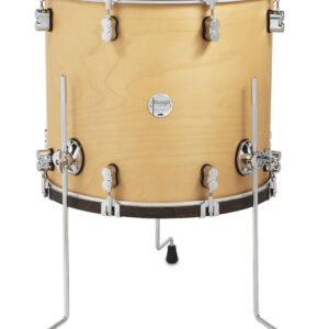 PDP Concept Classic 16" x 18" Natural Stain Floor Tom with Walnut Stain Wood Hoops