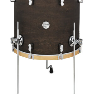 PDP Concept Classic 16" x 18" Walnut Stain Floor Tom with Natural Stain Wood Hoops